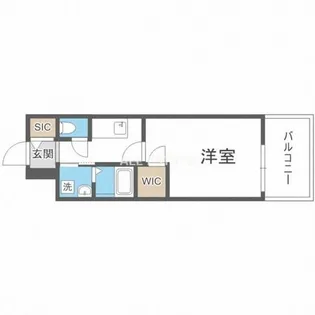 GARDENIA鶴見【7階】の間取り