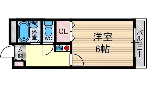 サンピア南茨木【1階】の間取り
