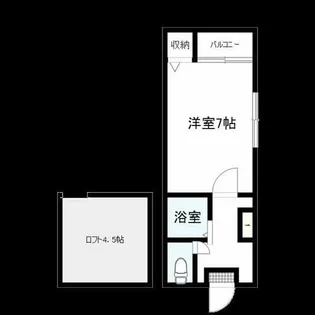 うぃんぐ平尾【202号室】の間取り