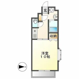 サンマルヤ【303号室】の間取り