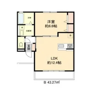 大阪府大阪市平野区喜連5丁目【アパート】の間取り