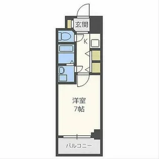 エイペックス内本町【6階】の間取り