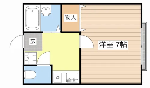 プロミネンスNK【113号室】の間取り