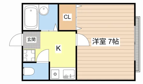 プロミネンスNK【207号室】の間取り