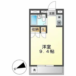 シャルム大堀【510号室】の間取り