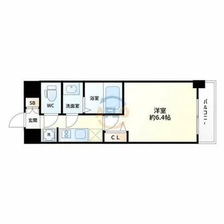 プレサンス西中島南方セレスト【10階】の間取り