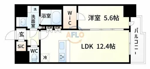 スプランディッド新大阪Ⅵ【10階】の間取り