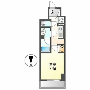セイワパレス丸の内駅前【1107号室】の間取り