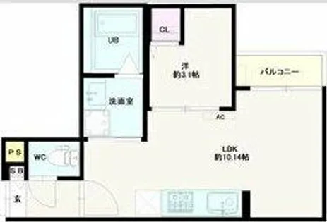 Jack shukuchiⅡ【2階】の間取り