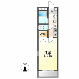サン・アネックス【106号室】の間取り