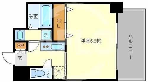 Luxe海老江Ⅱ【5階】の間取り