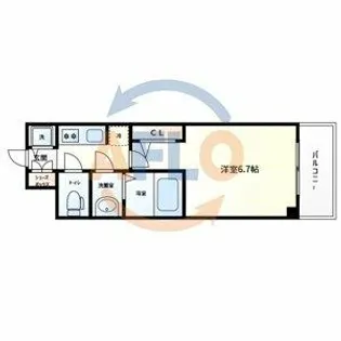 S-RESIDENCE城東SEVER【6階】の間取り