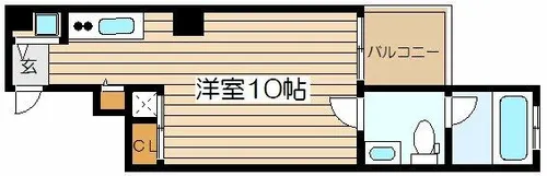 サウス・サン【5階】の間取り