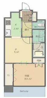 ラグレース福島【2階】の間取り