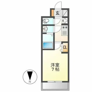 メイクスWアート丸の内【502号室】の間取り