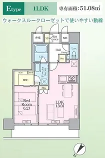 福岡県福岡市中央区高砂1丁目【マンション】の間取り