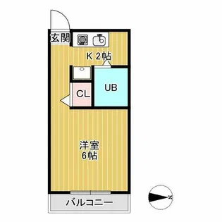 メゾンドルミール【303号室】の間取り