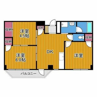 SAMURAIマンション【2階】の間取り