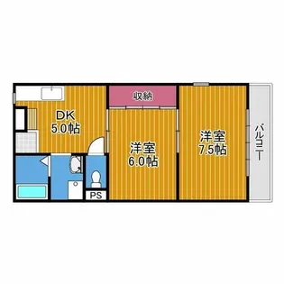 第二セイワコート【2階】の間取り