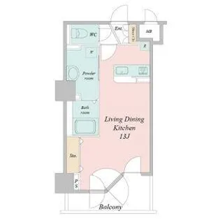 UURコート札幌南三条プレミアタワー【14階】の間取り