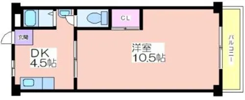 リアライズ北加賀屋【205号室】の間取り