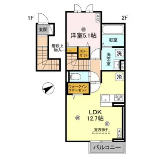 Anpool B棟【2階】の間取り