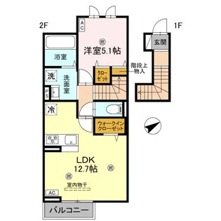 Anpool A棟【202号室】の間取り