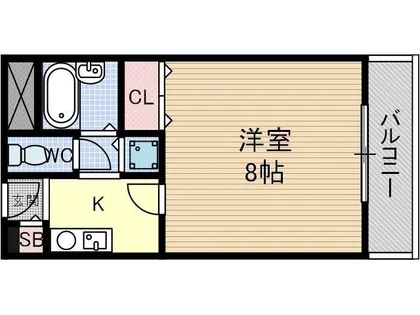 メゾン・ド・ヴィレ茨木【5階】の間取り
