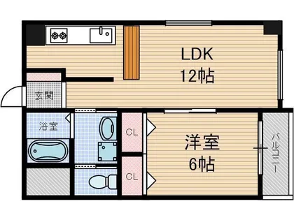 THKマンション【7階】の間取り