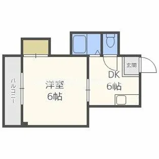 エクセレント新森【8階】の間取り
