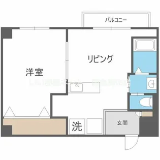 ラムール守口【6階】の間取り