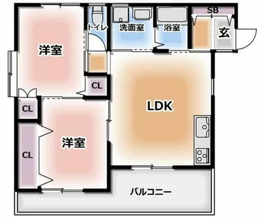 大阪府寝屋川市大利元町【アパート】の間取り