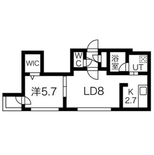 北海道札幌市東区北十九条東1丁目【マンション】の間取り