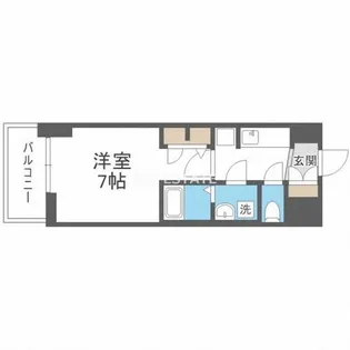 S-RESIDENCE高井田Central【7階】の間取り
