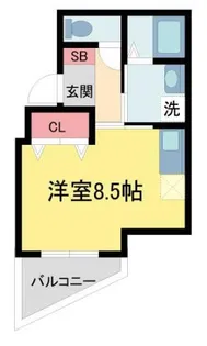 ココディール【203号室】の間取り