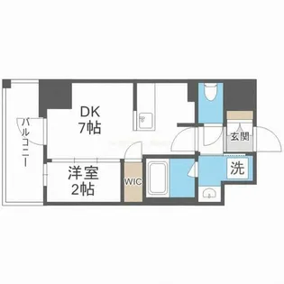 バウスフラッツ新大阪【2階】の間取り