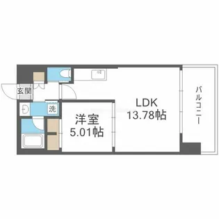 プレジオ御幣島ASIAN【2階】の間取り