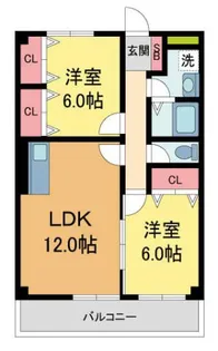 アーバンステージ【206号室】の間取り