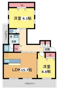 ラ・クール【301号室】の間取り