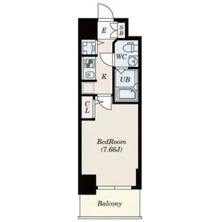 S-RESIDENCE神戸磯上通【3階】の間取り