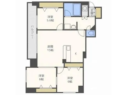 ブリーズ元町【7階】の間取り