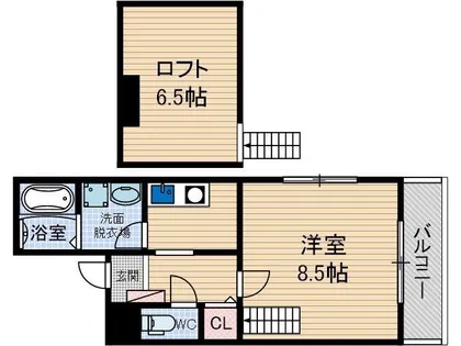 フェスティーボ茨木【208号室】の間取り