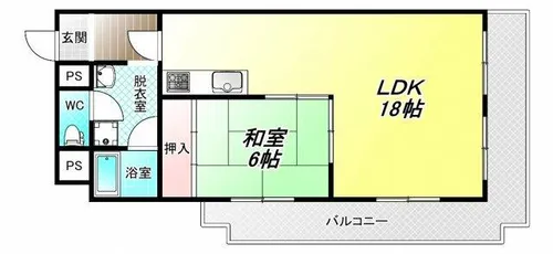 マンションジュエル【2階】の間取り