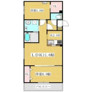 ART HILL KOTONI【4階】の間取り