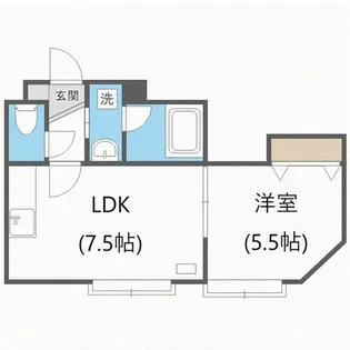 クレセント発寒【2階】の間取り