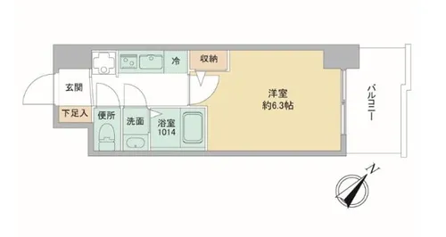 セレニテ神戸西エクラ【5階】の間取り