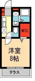 ハイツ・サンビエラ【1階】の間取り