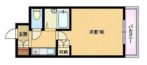 大阪府大阪市旭区高殿7丁目【マンション】の間取り