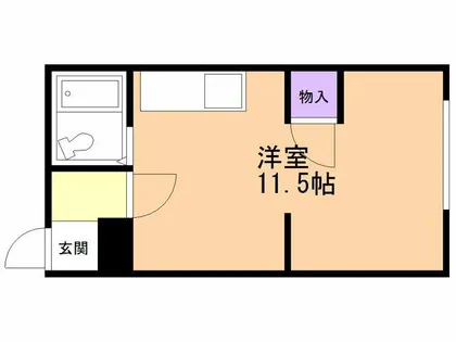 アバンセ20【2012号室】の間取り