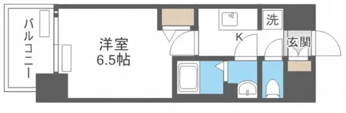 プレサンス難波マジョリティ【5階】の間取り